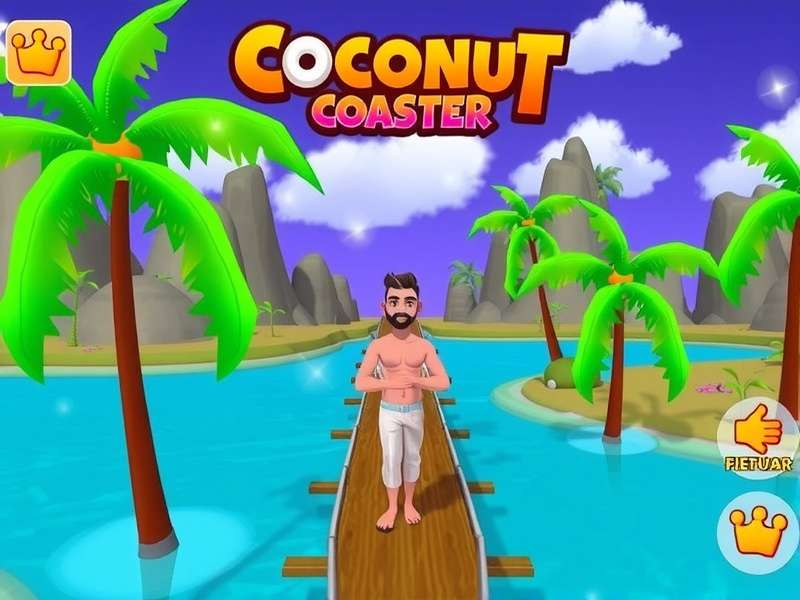 Coconut Coaster Game Screenshot